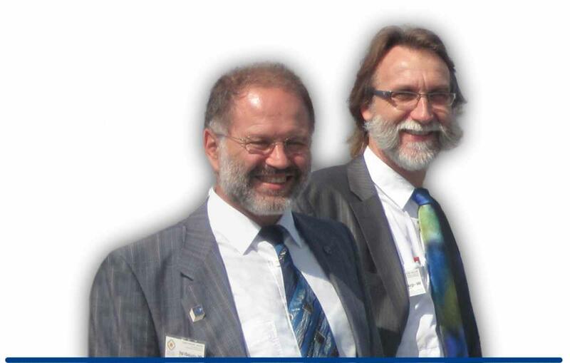 Firmengründer Bruno Wörner und Günter Westermann 